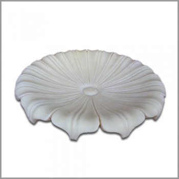 Handmade Marble Lotus Plate