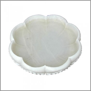 Handmade Marble Lotus Shape Bowl