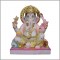 Marble Colorful Lord Ganesha Statue