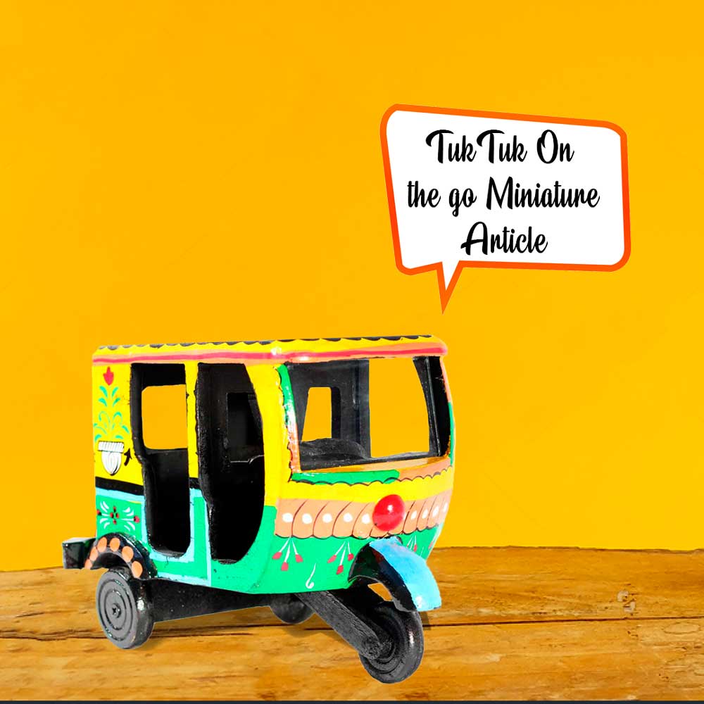 Tuktuk on the Go Miniature Article 