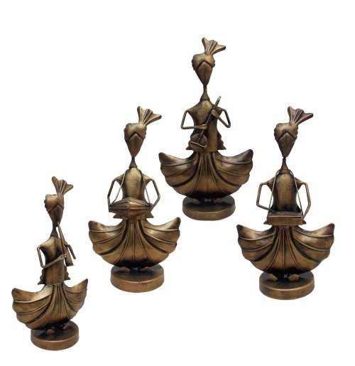 Punjabi Sardar Musician - Set of Four