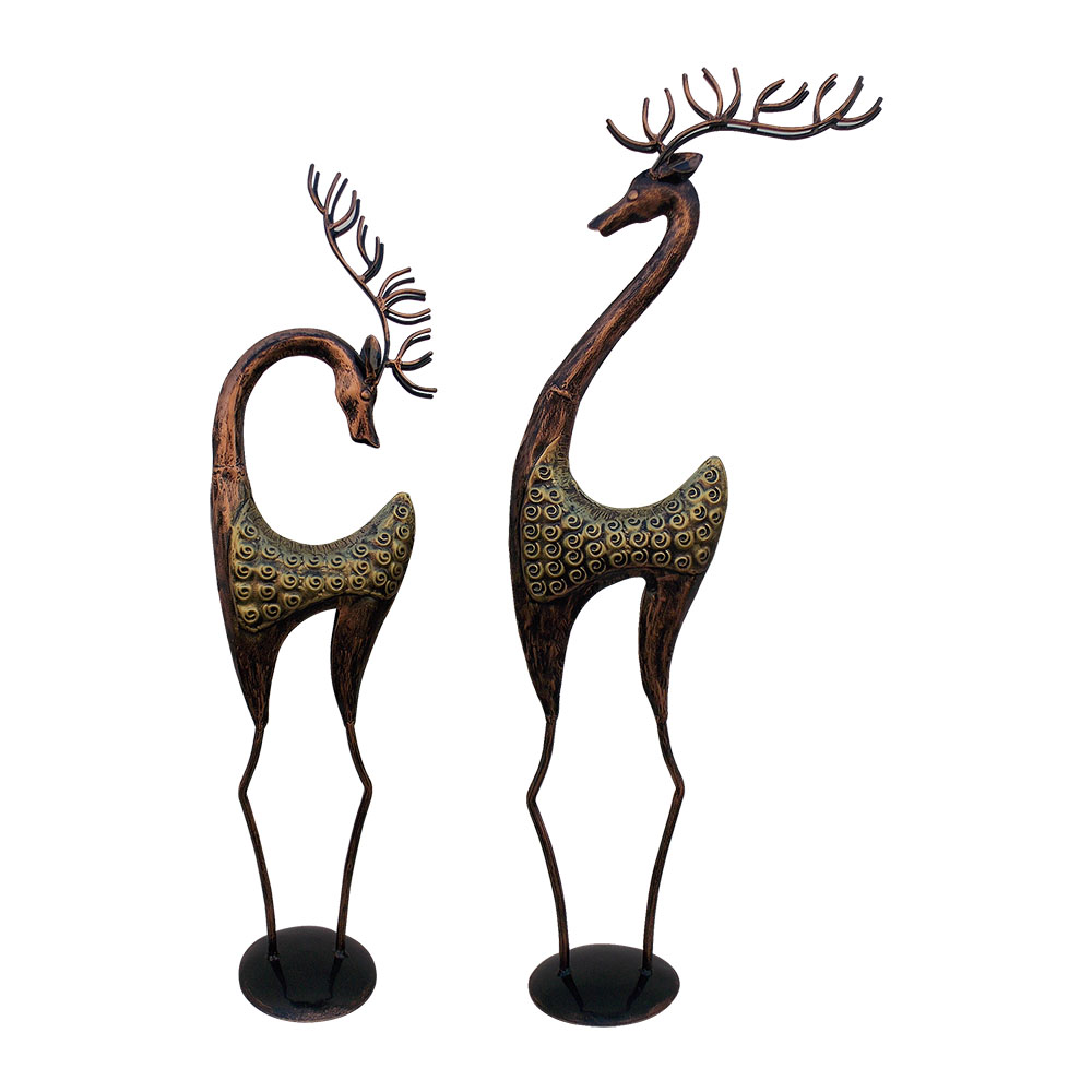 Standing Deer - BarahSingha - Set of Two