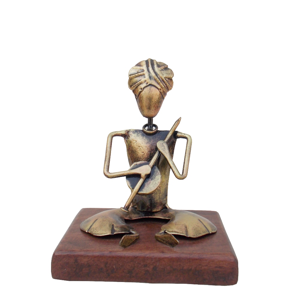 Fine Musician on Wooden Base - Tamboora 