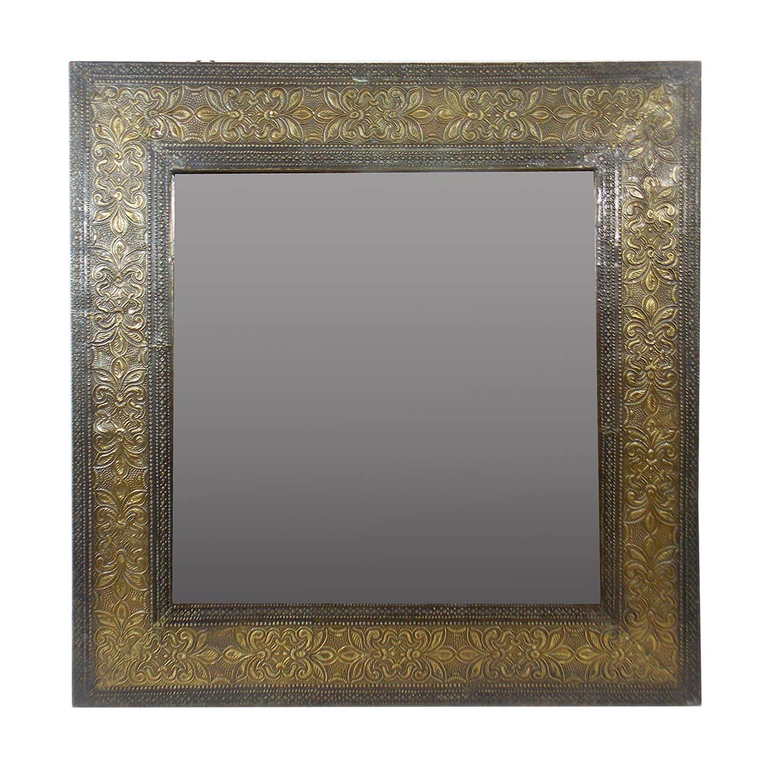 Brass-art Square Mirror 