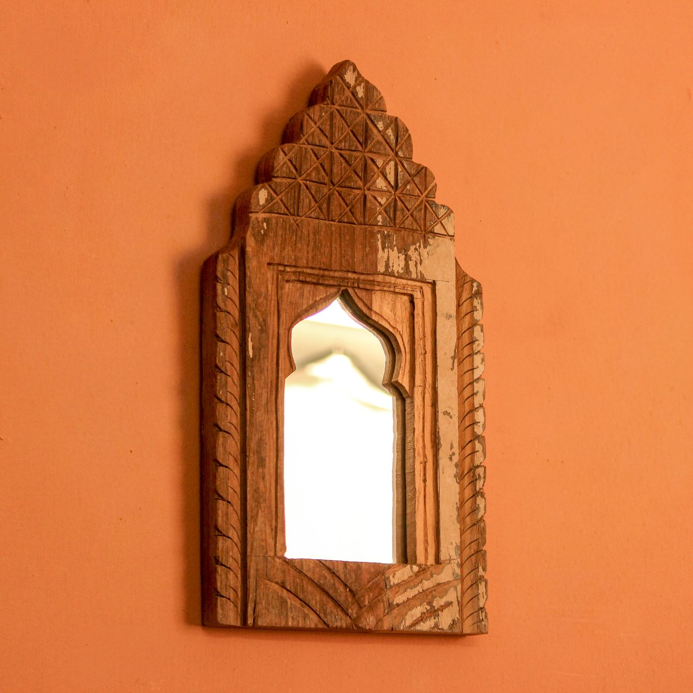 Jharokha Mirror Frame – Natural Jharokha Mirror Frame – Natural
