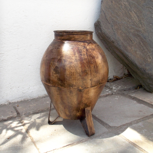 Rustic Iron Pot