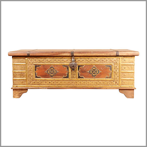 Treasure Box Pitara with Brass Art Treasure Box Pitara with Brass Art