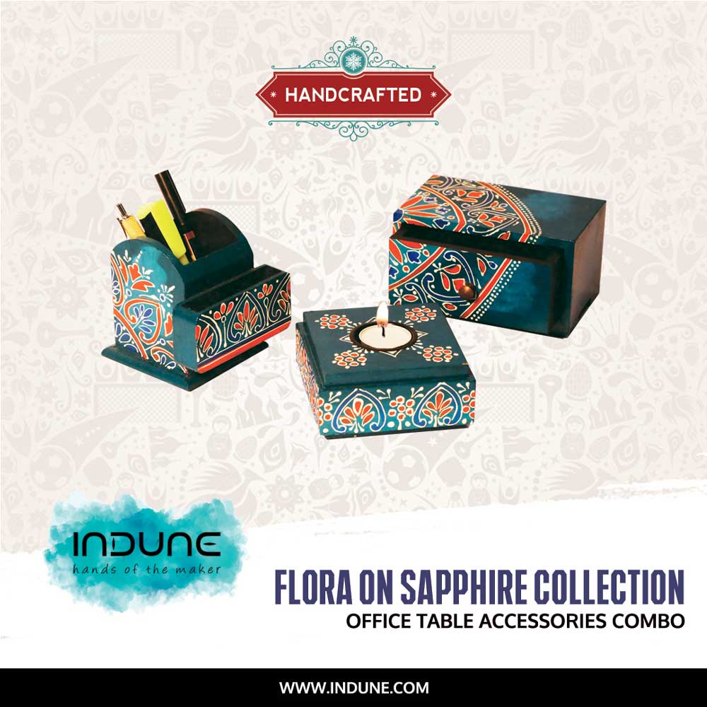 Table Accessories Combo from Flora on Sapphire Collection