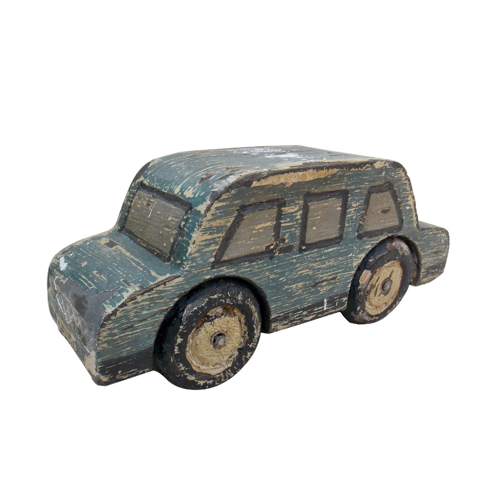 Toy Cars- Wood, Retro, Distressed