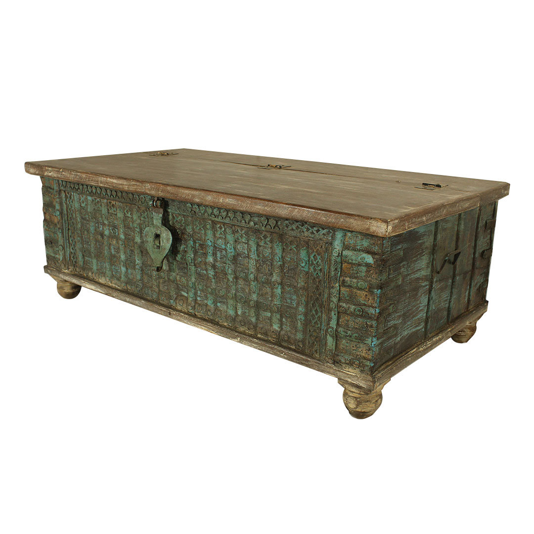 Greenish Treasure Trove, Distressed, Reclaimed