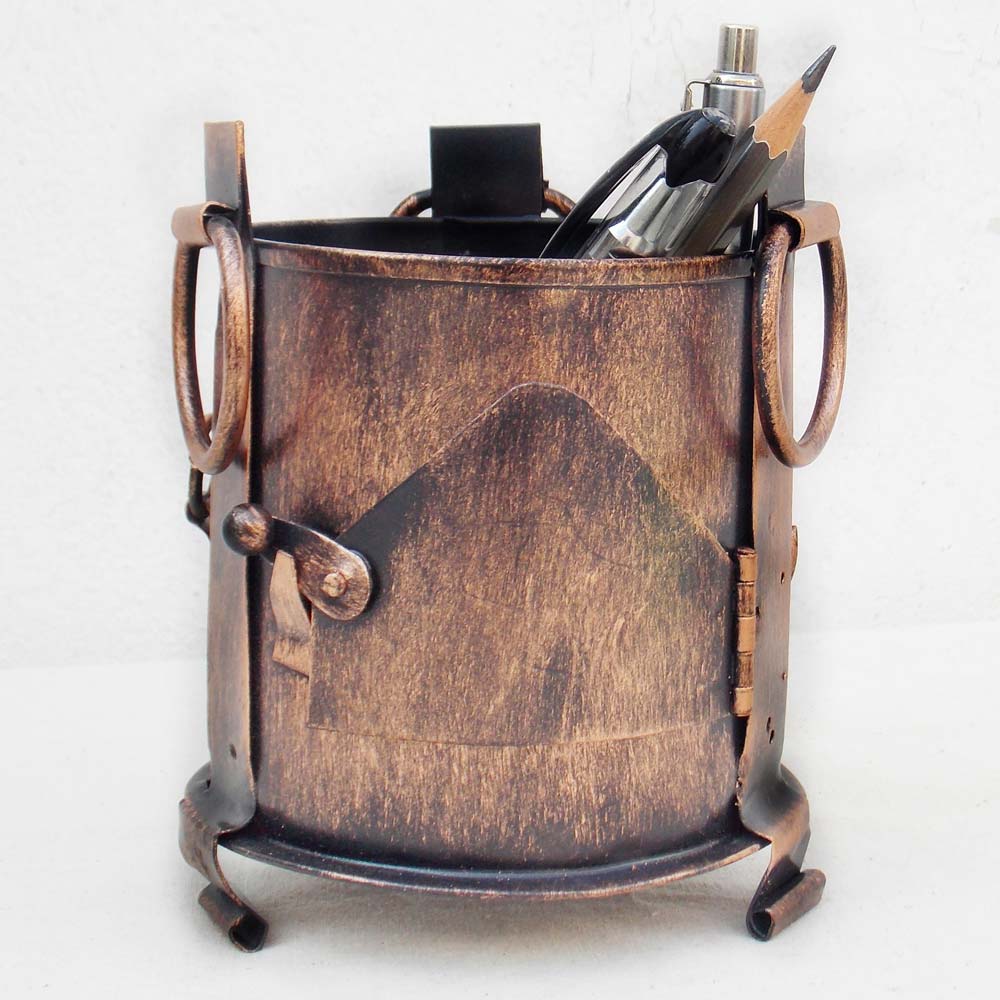 Iron Sigdi Pen Holder-Copper