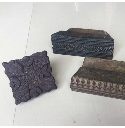 Wooden Handprint Blocks- Kashmiri