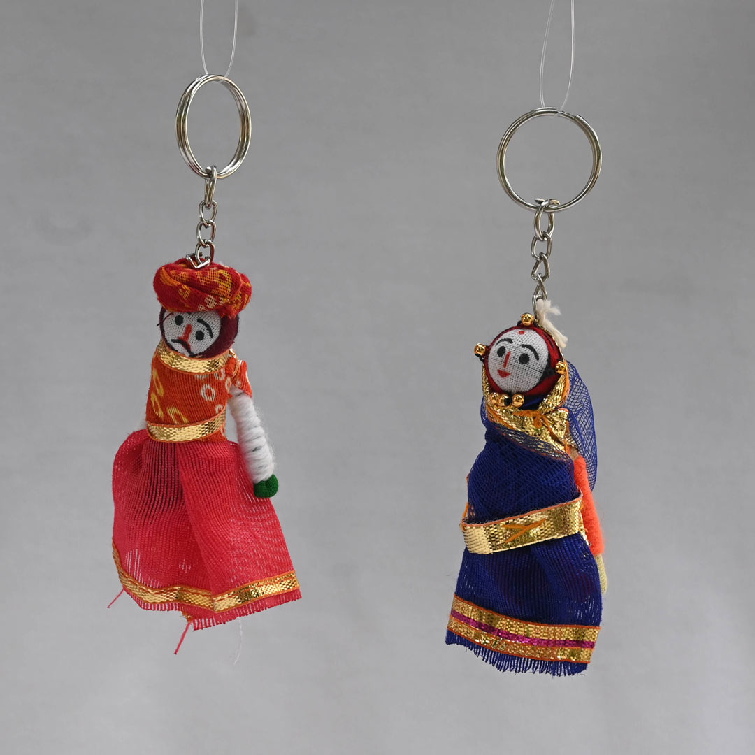 Raja-Rani Keychain Set