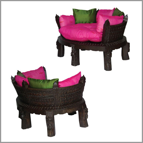 Auda Seater Polished with Cusions Auda Seater Polished with Cusions