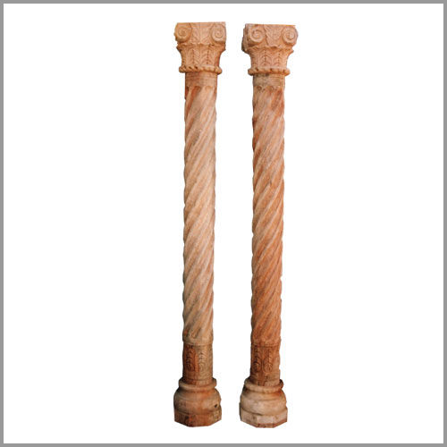 Wooden Carved Pillar