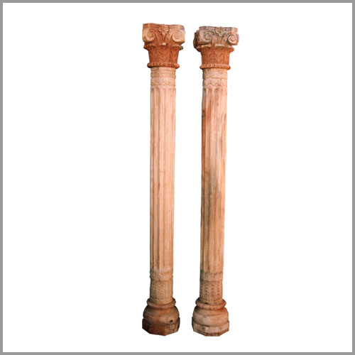 Wooden Carved Pillar